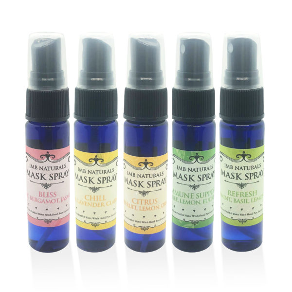 Set of 5 Aromatherapy Face Mask Sprays